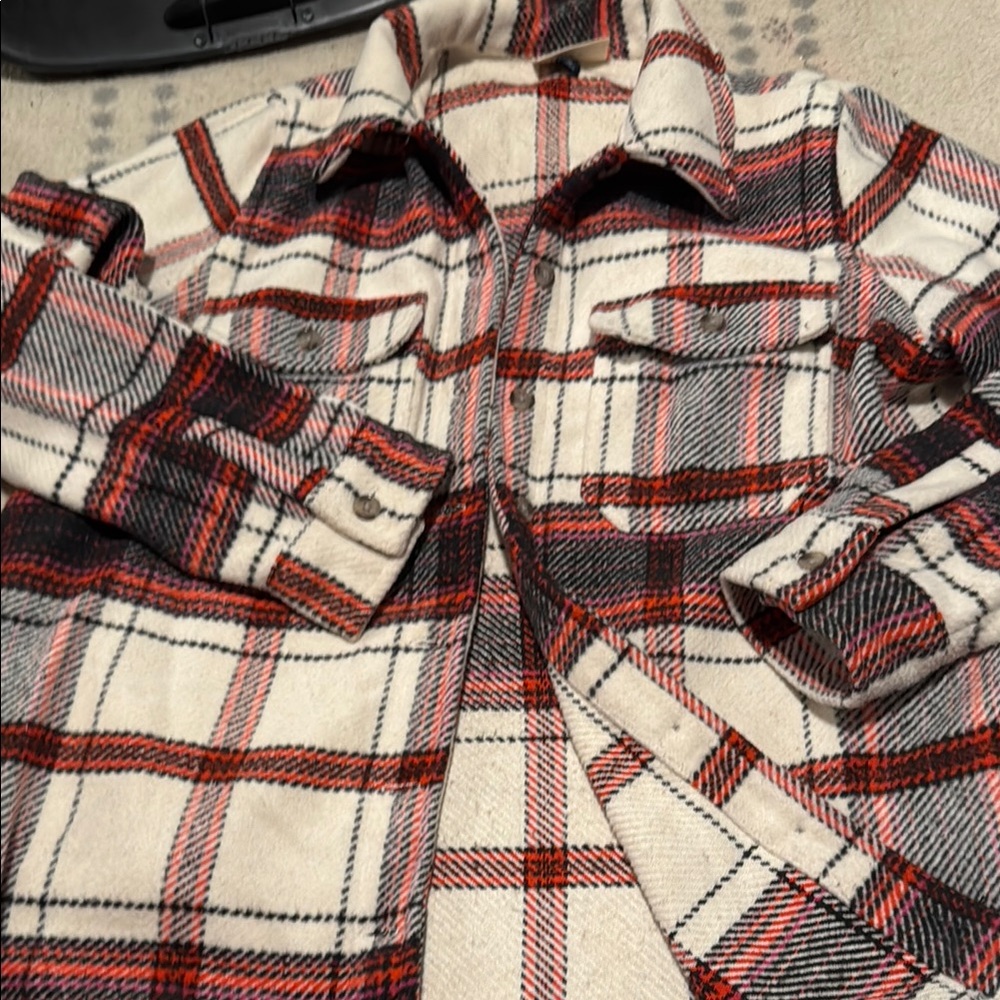 Universal Thread Red and Black Plaid Jacket